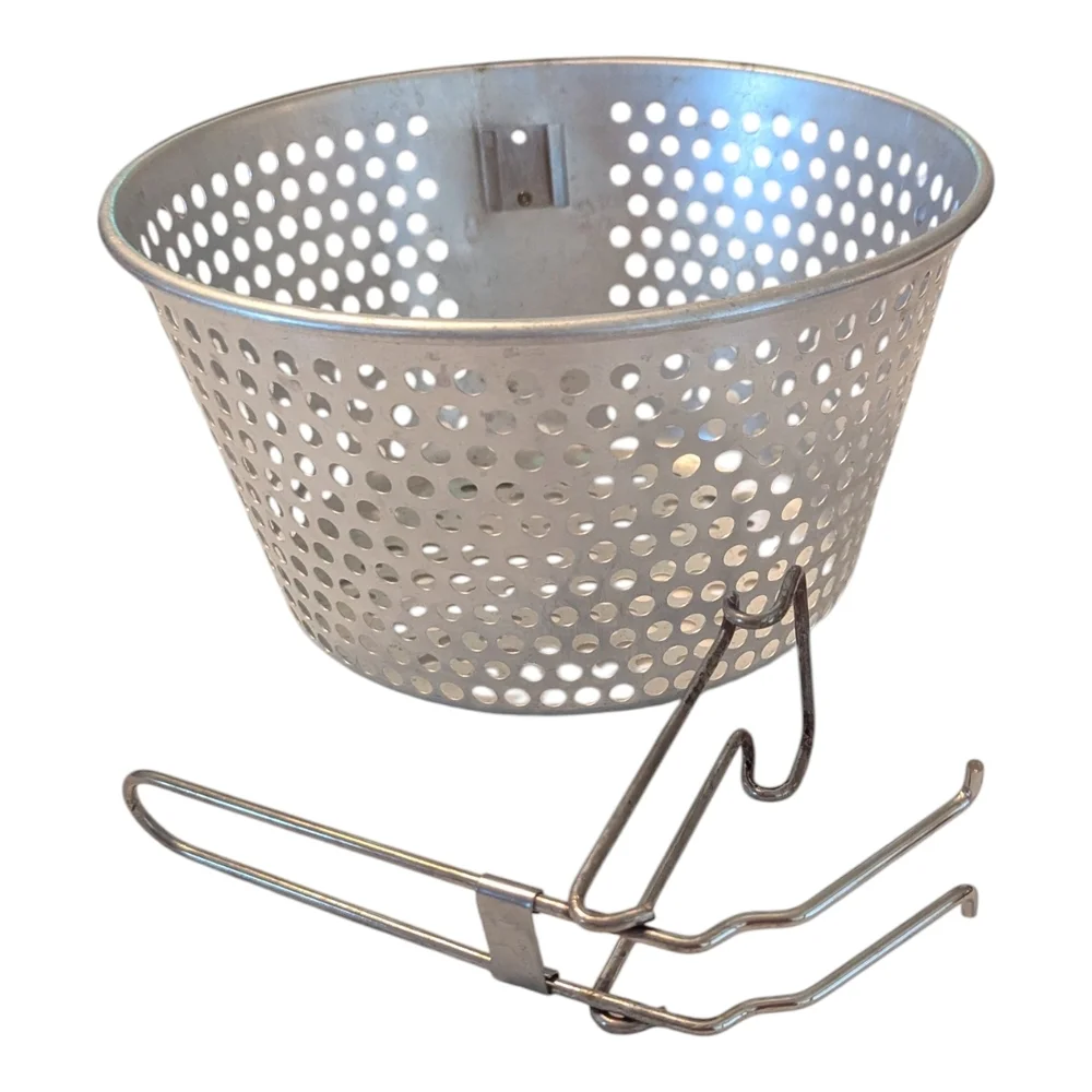 90s VTG Dazey DCP-6 Chefs Pot Fry Steam Basket W Detachable Hang Handle 8.75